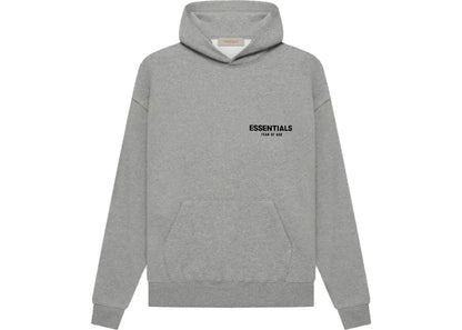 Fear Of God Essentials Hoodie Dark Oatmeal Grey