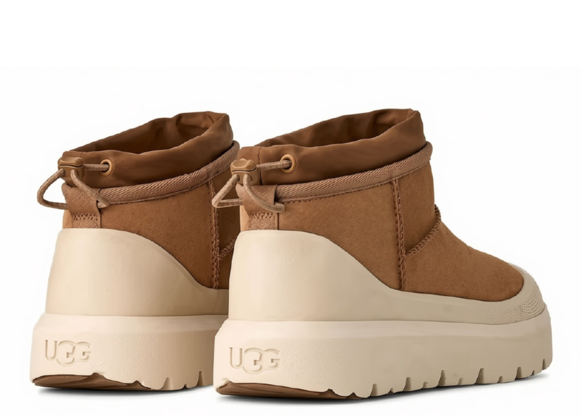UGG Classic Ultra Mini Weather Hybrid Boot Chestnut Whitecap