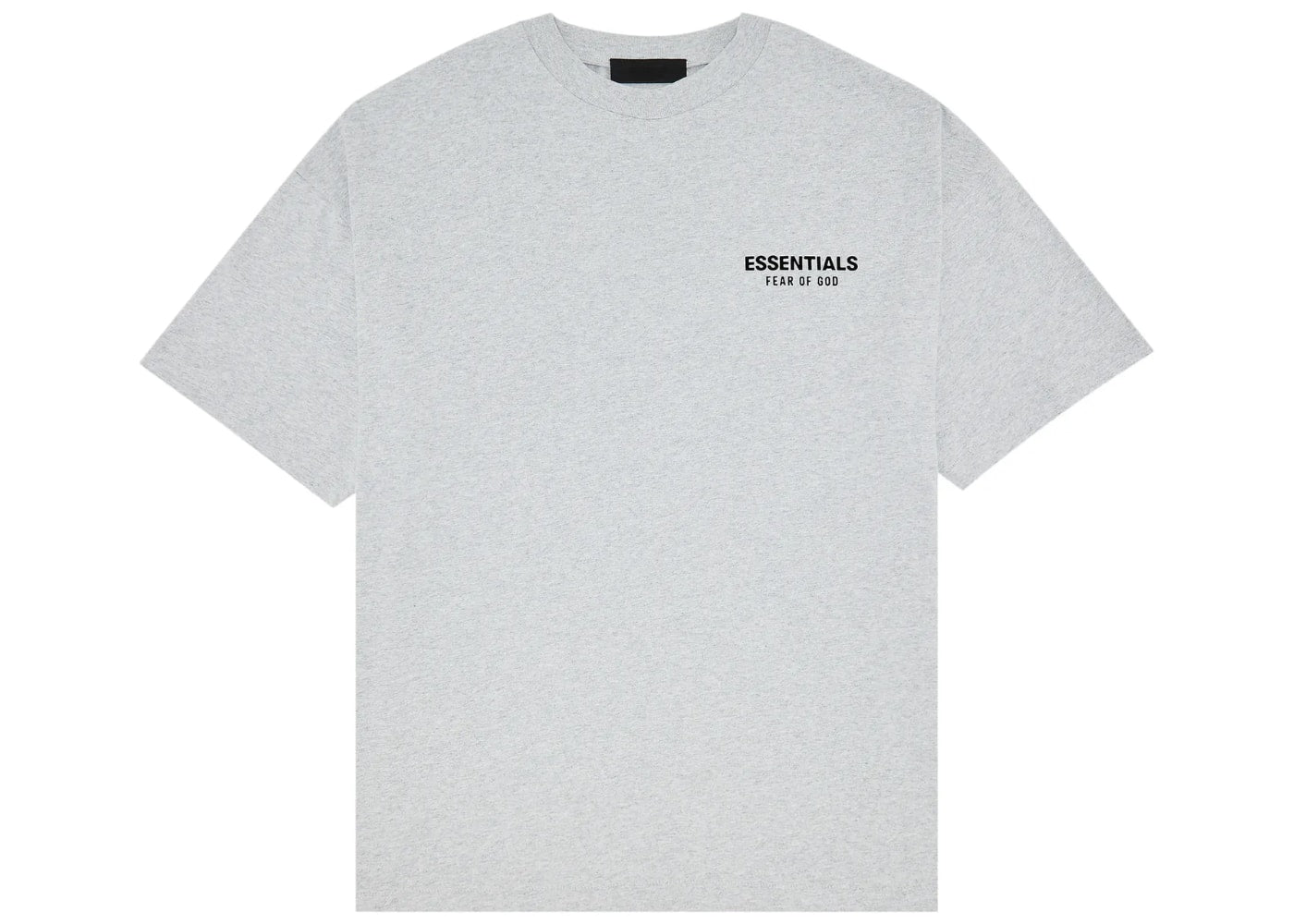 Fear of God Essentials Jersey Crewneck T-Shirt Light Heather Gray