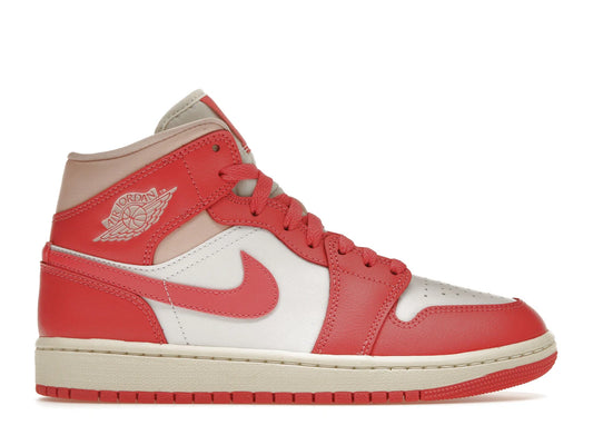 Jordan 1 Mid Strawberries and Cream (Women's)