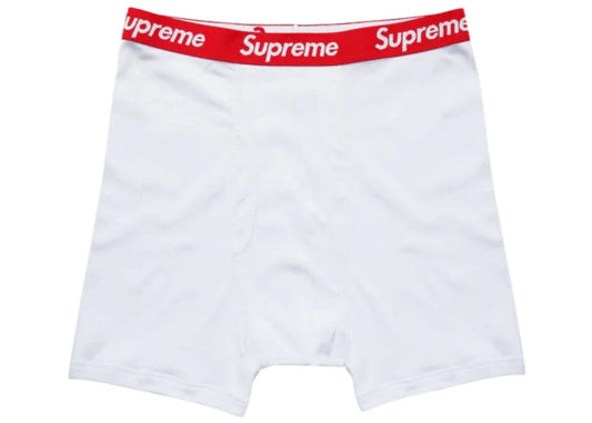 Supreme Hanes Boxer Briefs (1 Piece) White Boxerky
