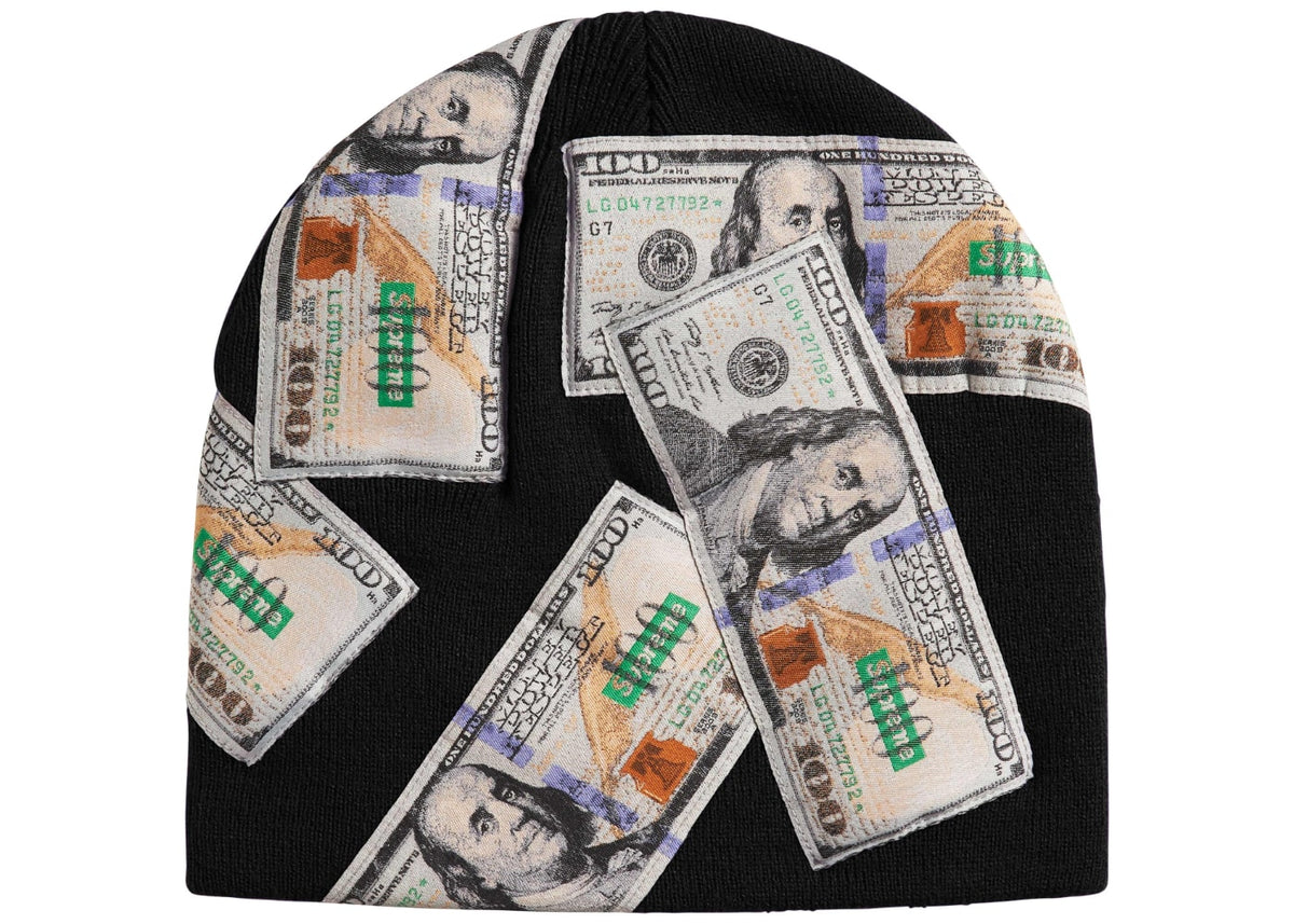 Supreme Money Beanie Black