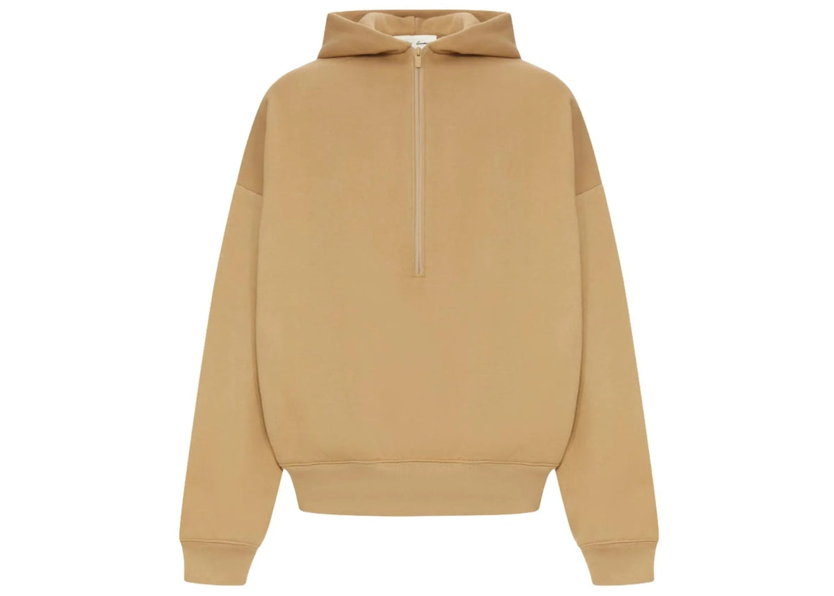 Fear of God Essentials Property Lounge Half Zip Hoodie Dune