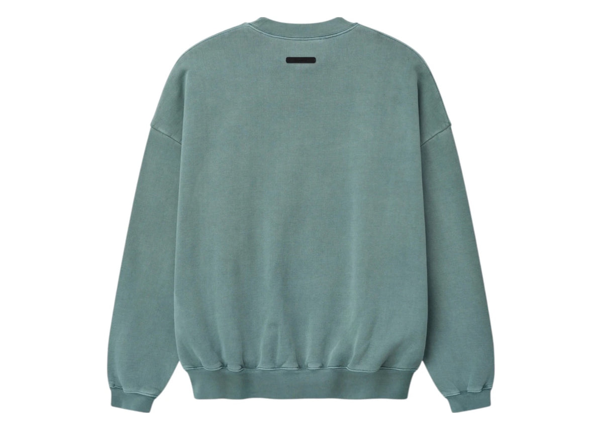 Fear of God Essentials Campus 90's Crewneck Sweatshirt Faded Coastal