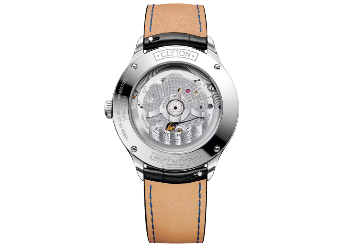 Baume & Mercier CLIFTON 40mm steel black 5 day | M0A10399