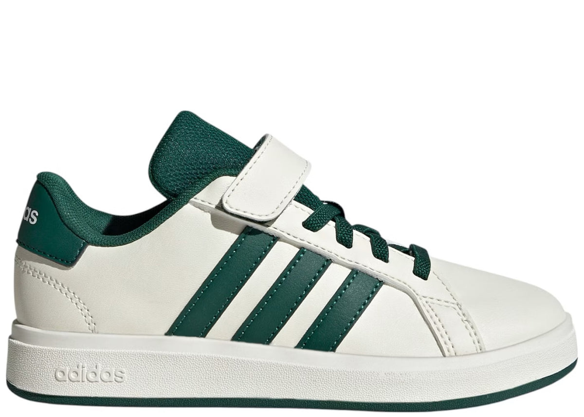 adidas Grand Court 2.0 Off White Collegiate Green Core Black (PS)