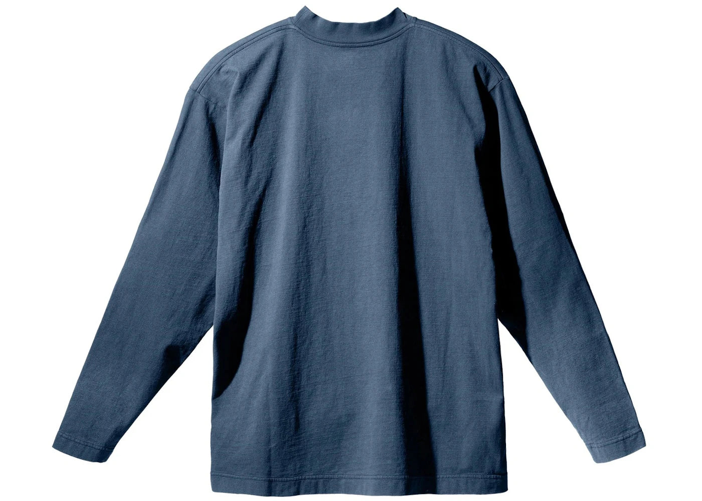 Yeezy Gap Balenciaga Logo Longsleeve Tee Dark Blue