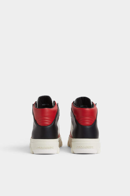 Dsquared2 D2 Icon Basket Sneakers Red