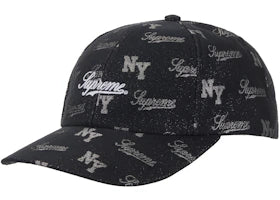 Supreme Monogram 6-Panel Black