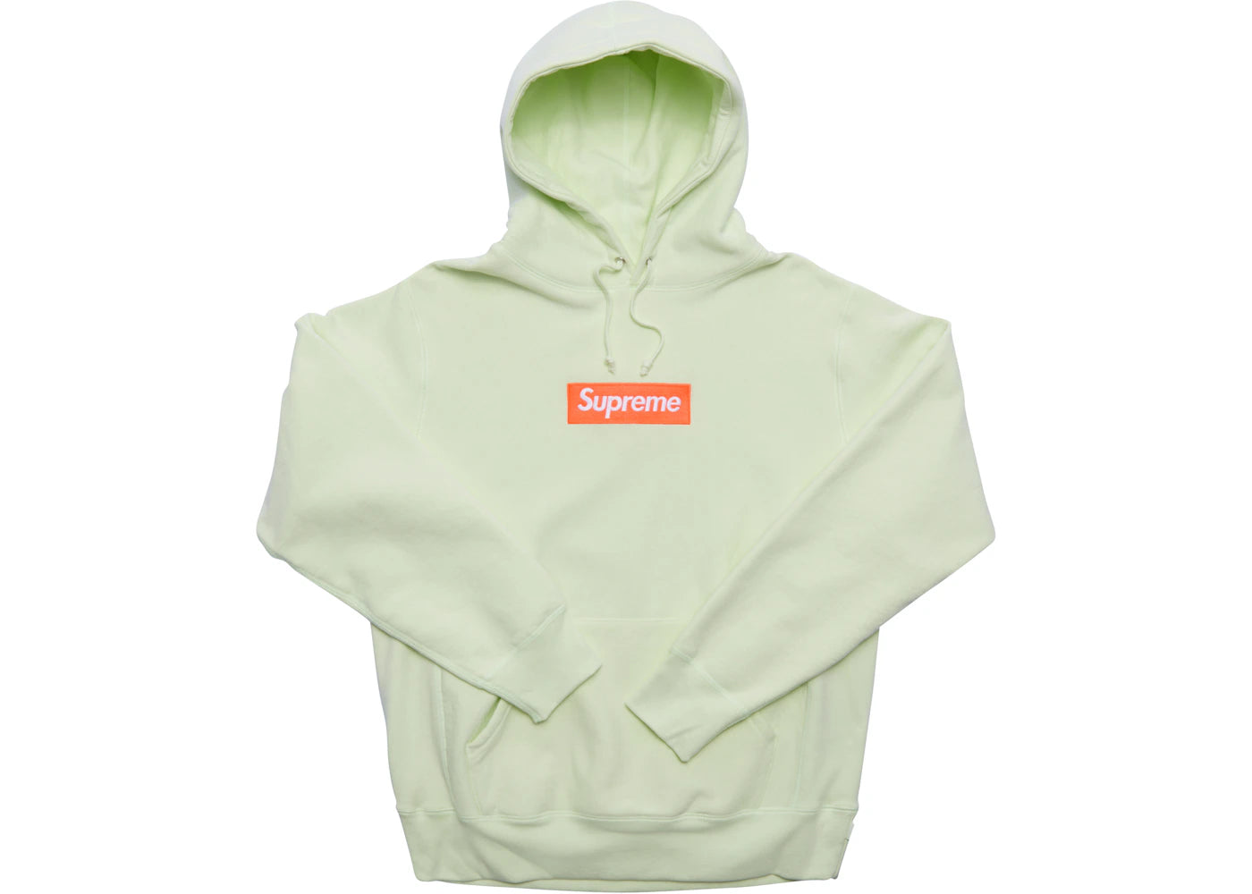 Supreme Box Logo Hooded Sweatshirt (FW17) Pale Lime