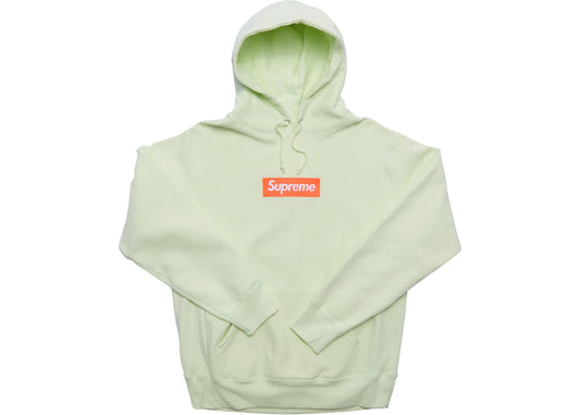 Supreme Box Logo Hooded Sweatshirt (FW17) Pale Lime