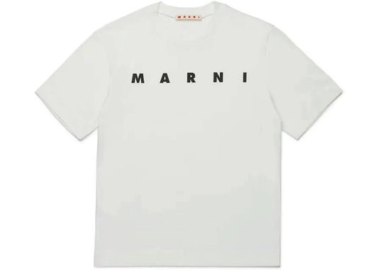 Marni MT135U Logo T-shirt White 