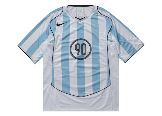 Nike T90 Dri-Fit Soccer Jersey 'Psychic Blue/White/Black/Black'