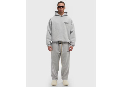 Fear of God Essentials Oversized Fleece Hoodie Light Heather Grey