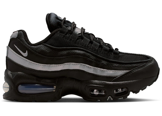 Nike Air Max 95 Black White Metallic Silver (GS)