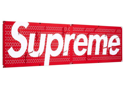 Supreme Wall Control Pegboard Panel (Set of 2) Red