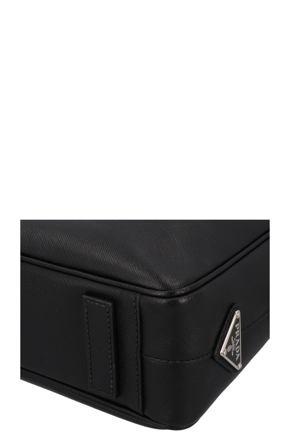 Prada Saffiano Briefcase Leather Black