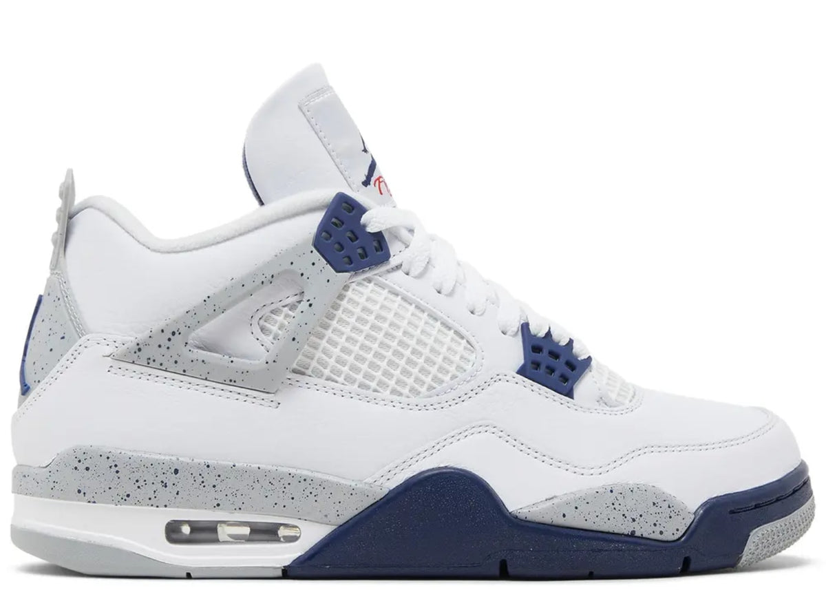 Air Jordan 4 Retro White Midnight Navy