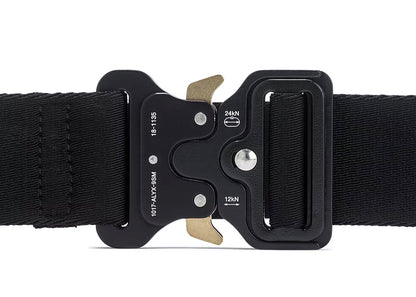 1017 ALYX 9SM Rollercoaster Belt With Logo Black