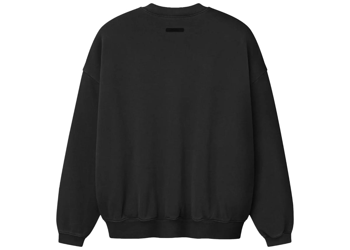 Fear of God Essentials 90's Crewneck Sweatshirt Faded Black