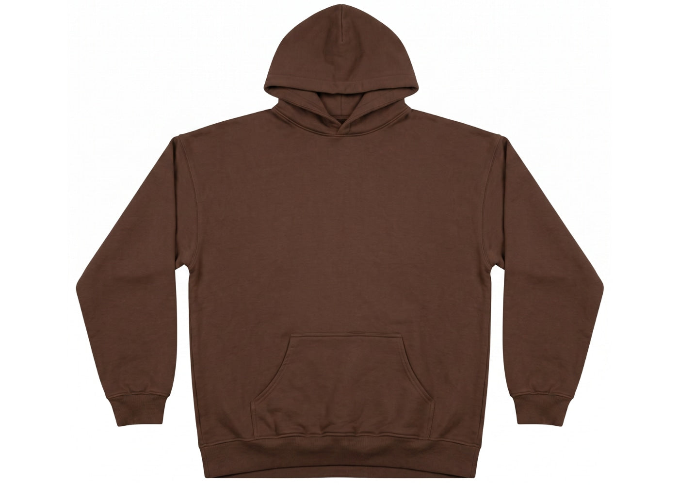Cotton Garments Hoodie 500GSM Brown
