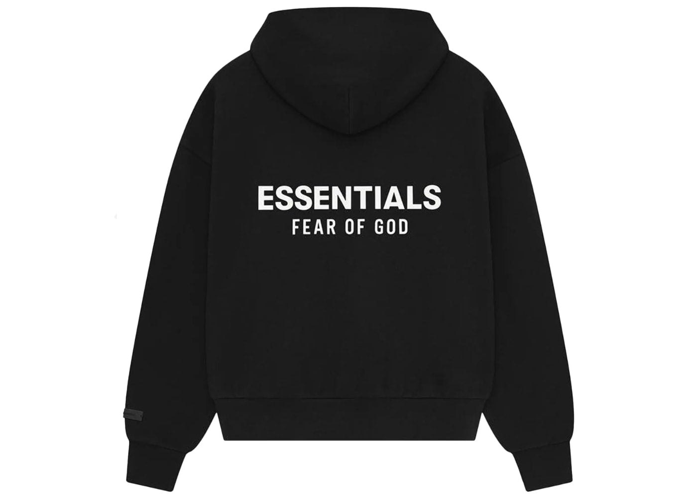Fear of God Essentials Classic Fit Fleece Hoodie Black