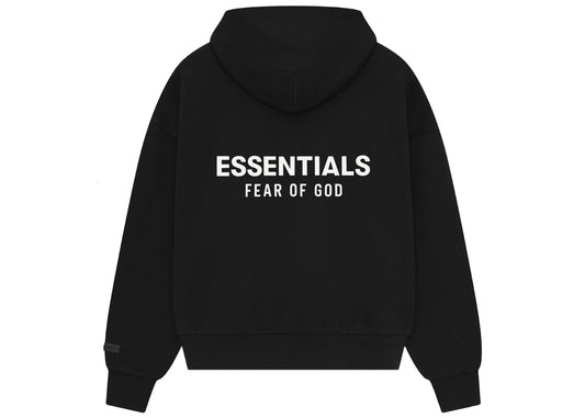 Fear of God Essentials Classic Fit Fleece Hoodie Black