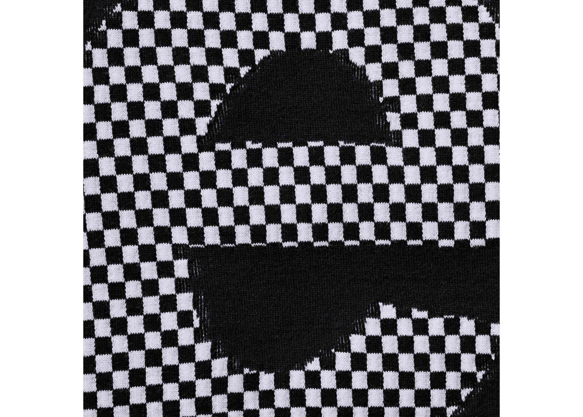 Supreme Checkerboard Intarsia S/S Top Black