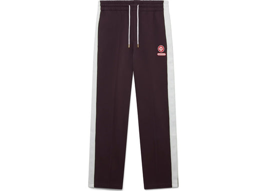 Casablanca Laurel Tape Sweatpants Dark Burgundy
