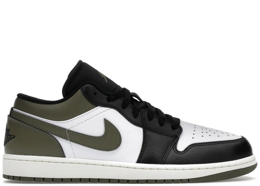 Jordan 1 Low Black Toe Medium Olive