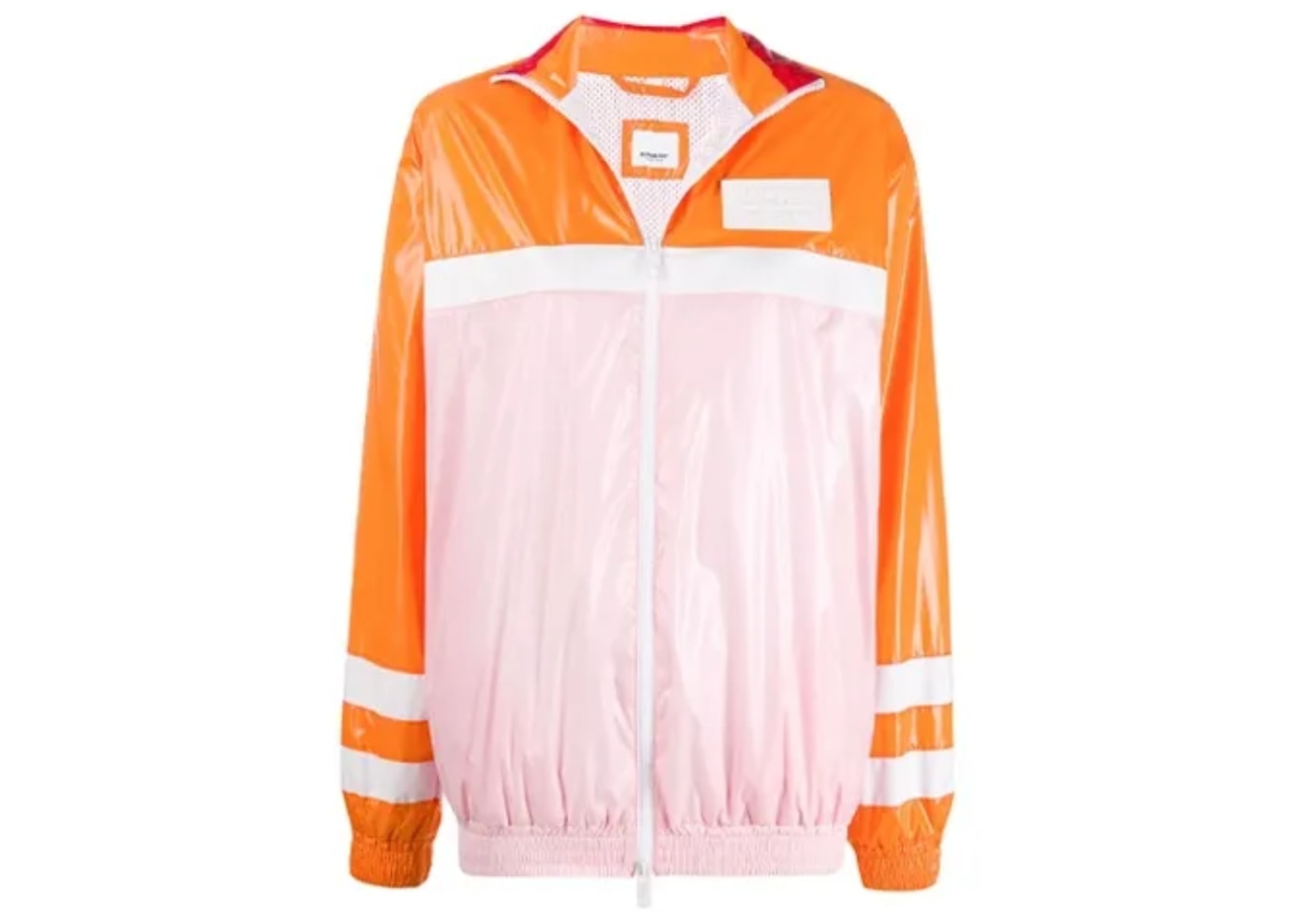 Burberry Aviemore Colour-block Hi-Vis Polyamide Jacket Orange