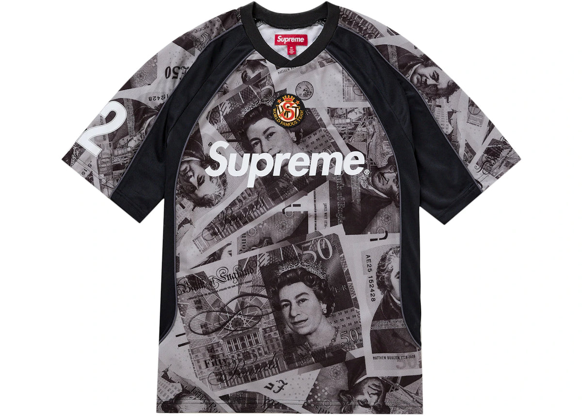 Supreme Pounds Soccer Jersey Black
