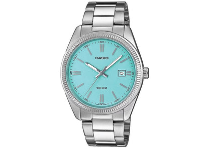 Casio Analog Tiffany Blue Silver | MTP1302D-2A2VEF