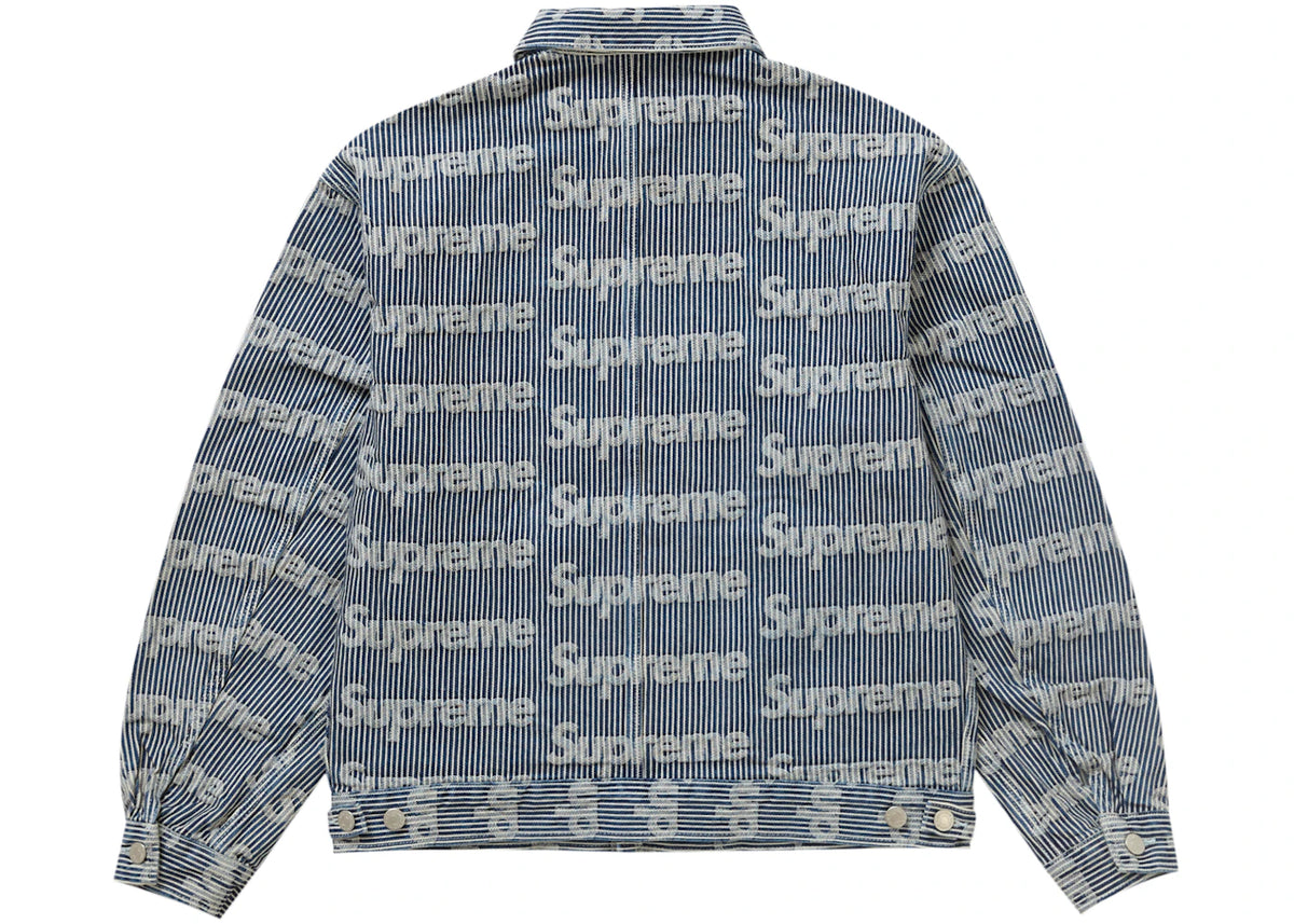 Supreme Denim Chore Trucker Jacket Stripe