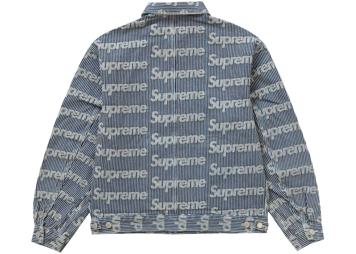 Supreme Denim Chore Trucker Jacket Stripe