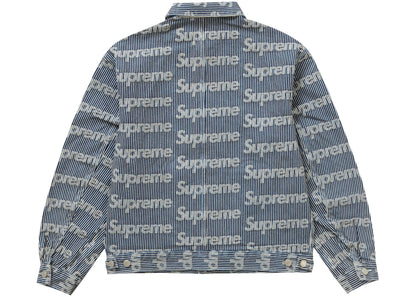 Supreme Denim Chore Trucker Jacket Stripe