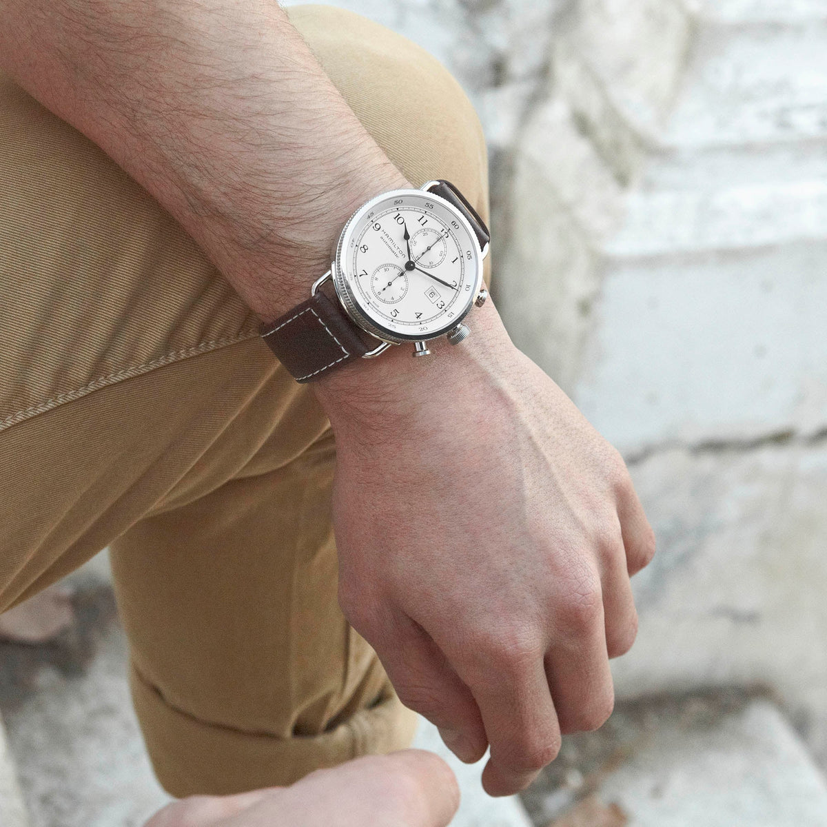 Hamilton Khaki Navy Pioneer Auto Chrono | H77706553