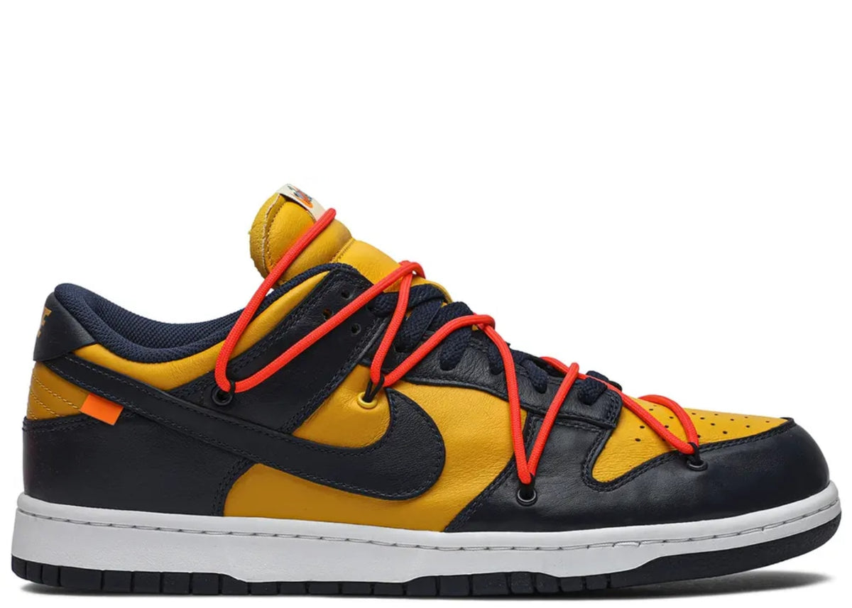 Nike Dunk Low Off-White University Gold Navy