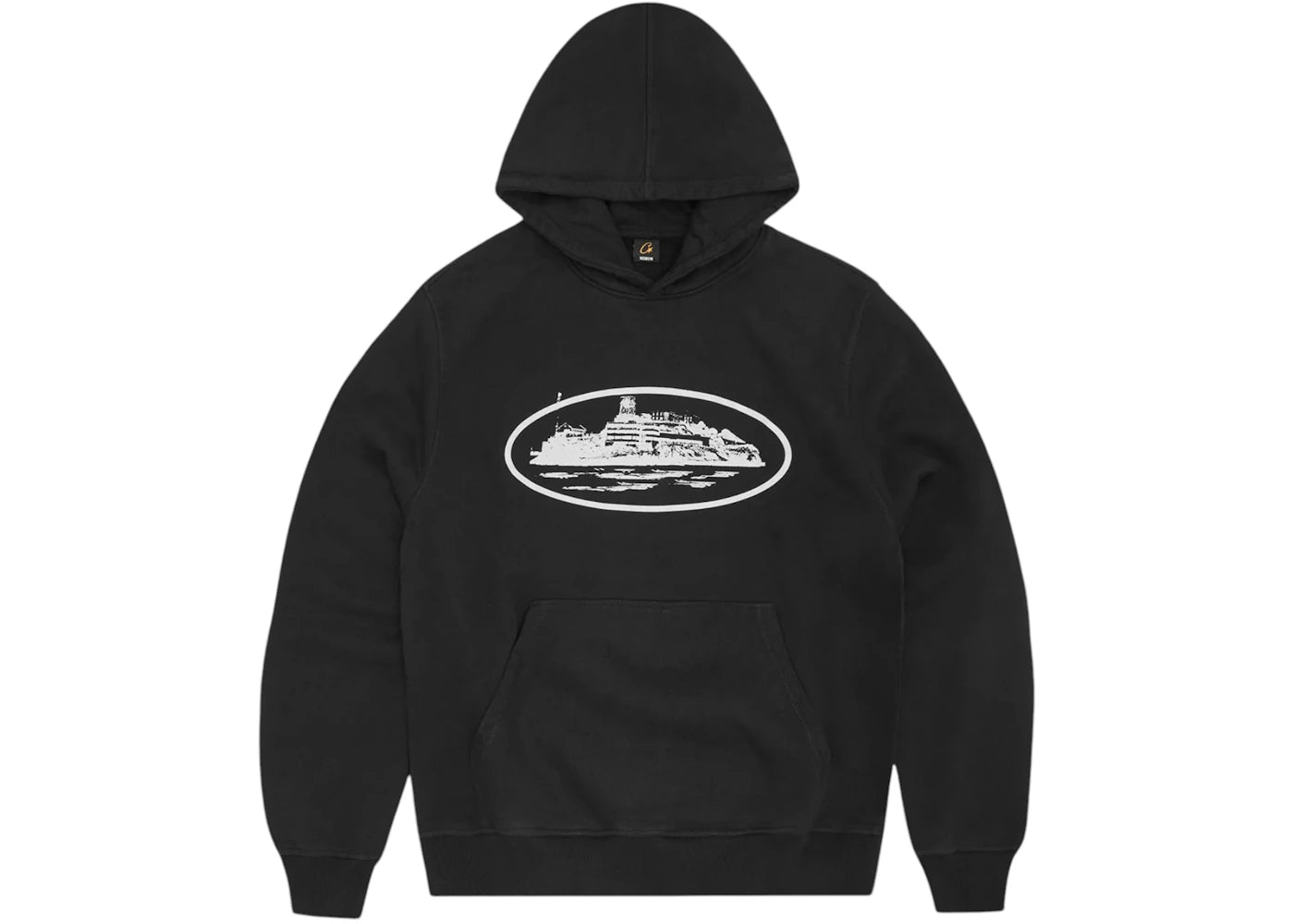 Corteiz Alcatraz Hoodie Black & White