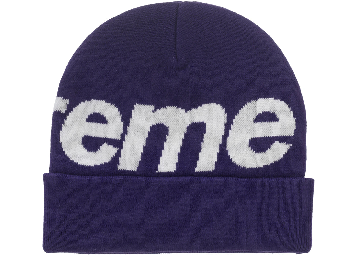 Supreme Big Logo Beanie (FW25) Purple