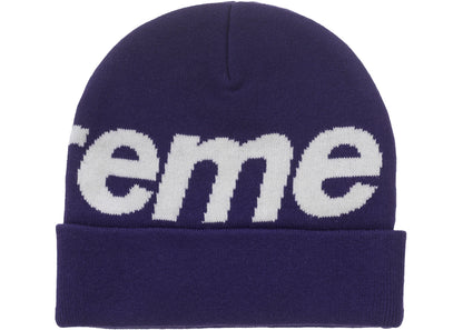 Supreme Big Logo Beanie (FW25) Purple