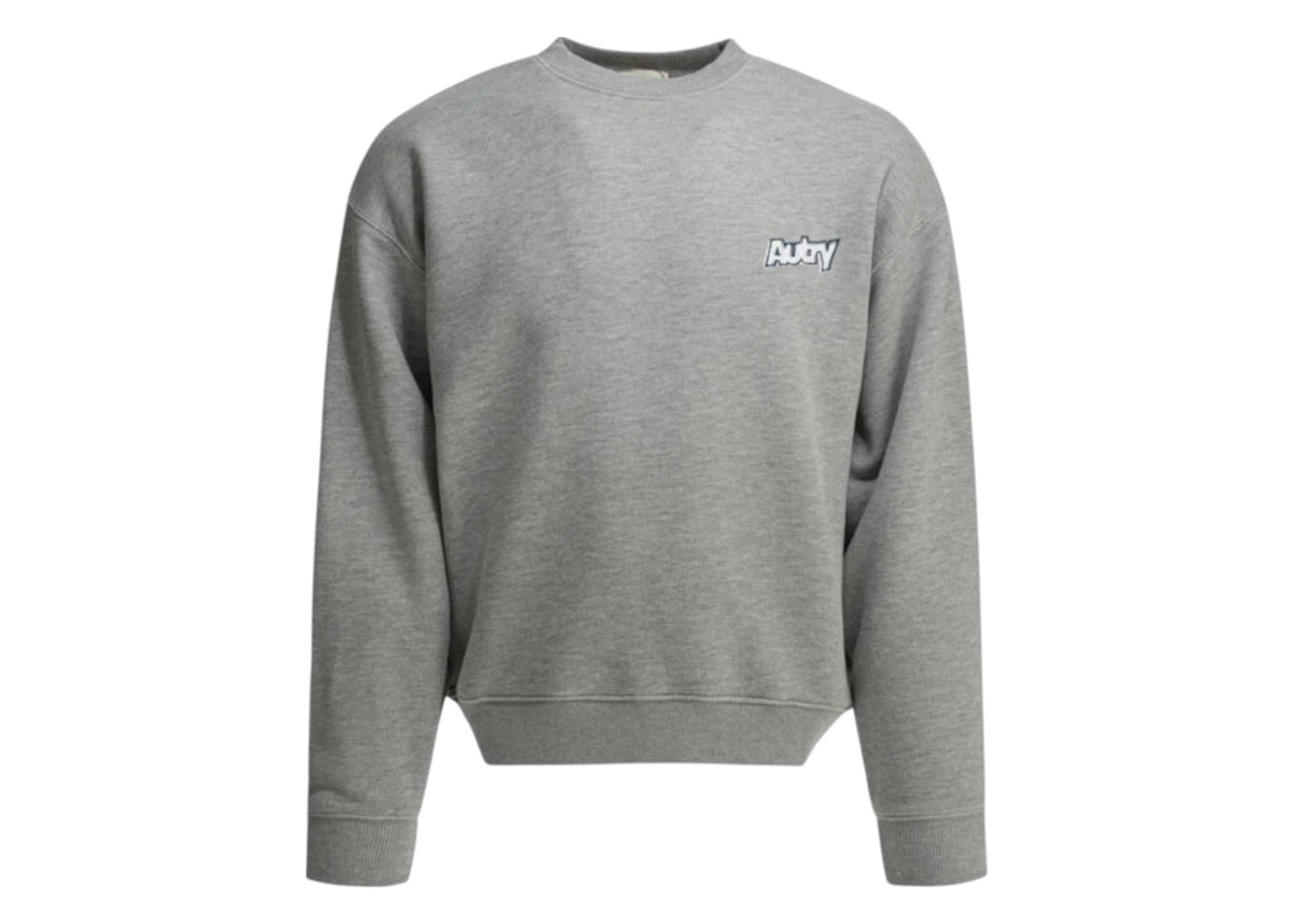 Autry Crewneck Logo Sweatshirt Grey