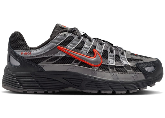 Nike P-6000 Anthracite Picante Red Metallic Cool Grey (GS)