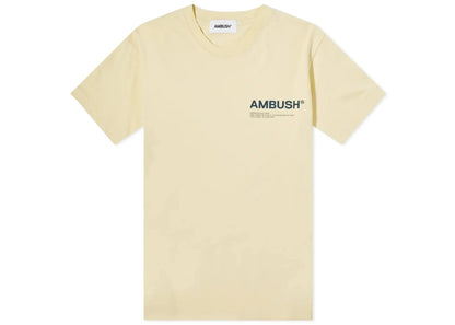 Ambush Solid Crewneck T-Shirt with Printed Logo