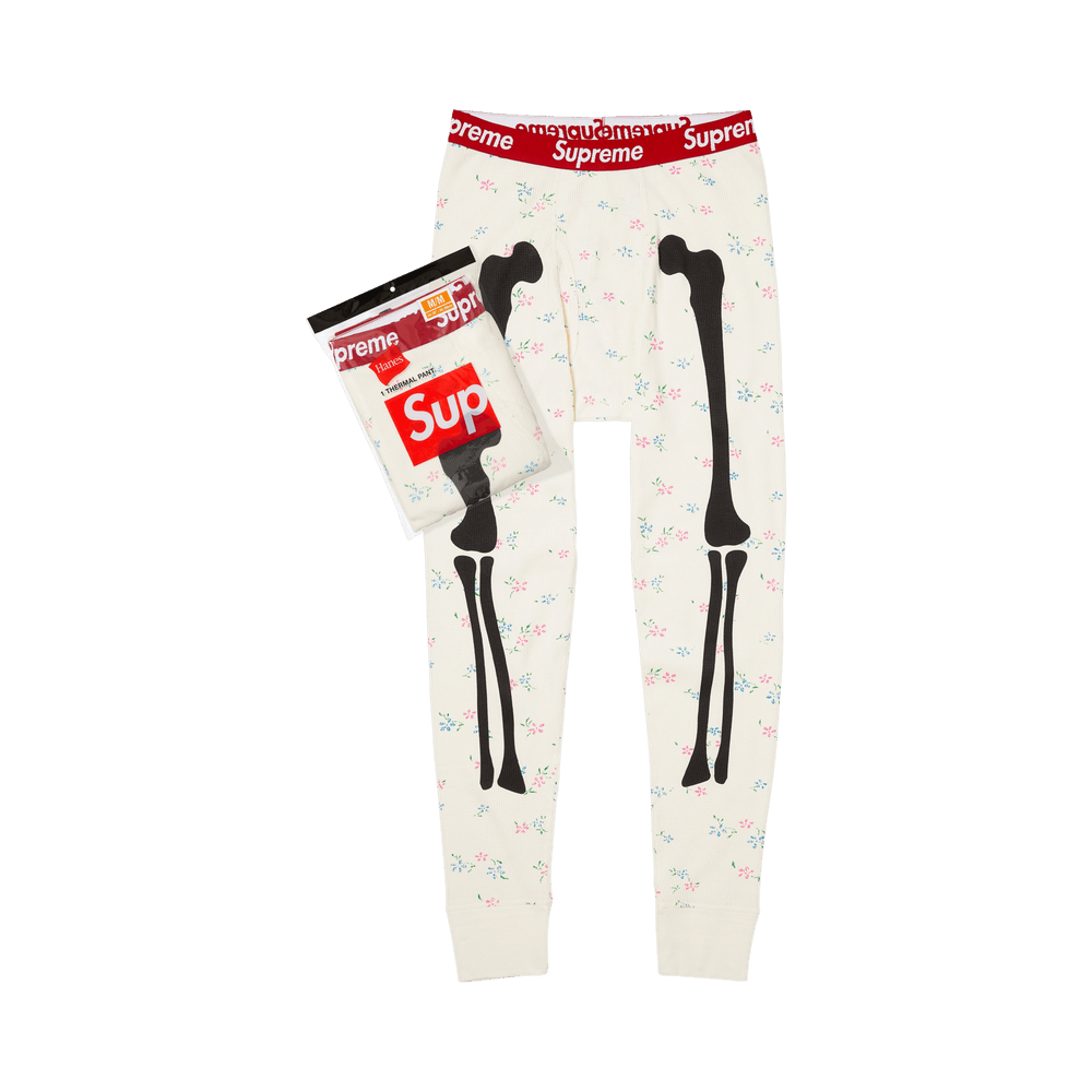 Supreme x Hanes Bones Thermal Pant (1 Pack) 'Floral'