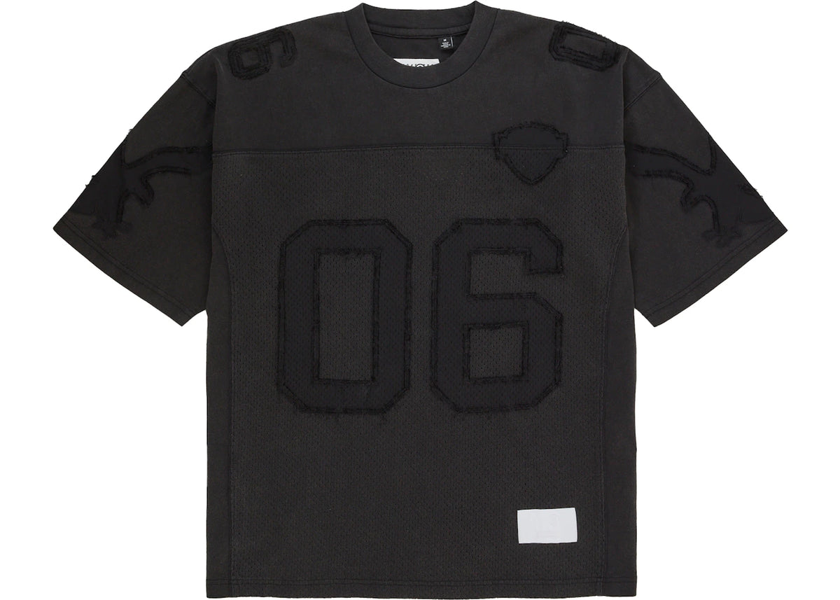 Supreme MM6 Maison Margiela Cotton Football Jersey Black