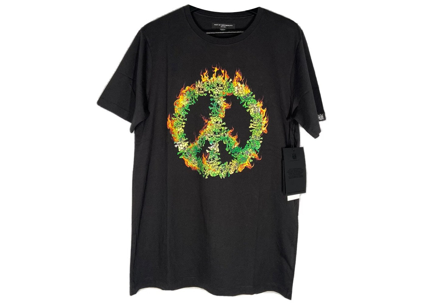Cult of Individuality Peace Sign T-Shirt Black
