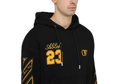 Off White OW 23 Skate Hoodie Black Gold