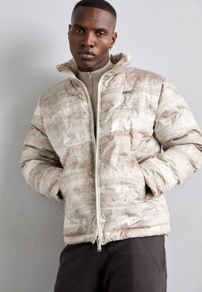 Filling Pieces Puffer Down Jacket Travertine Sand