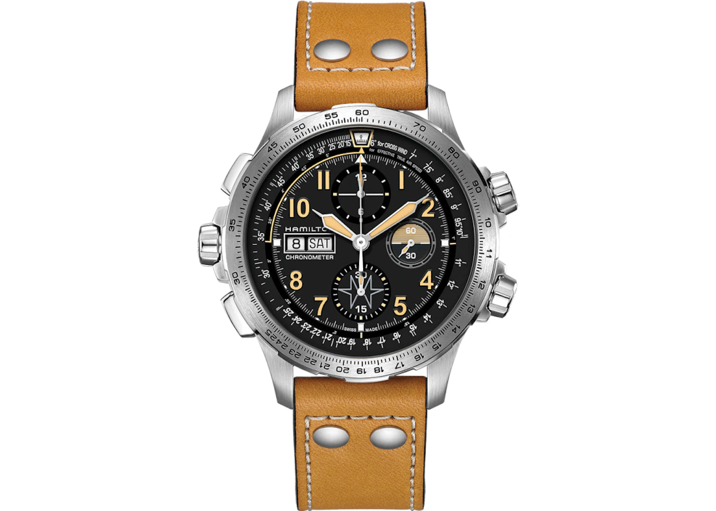 Hamilton Khaki Aviation X-WIND DAY DATE AUTO CHRONO | H77796535
